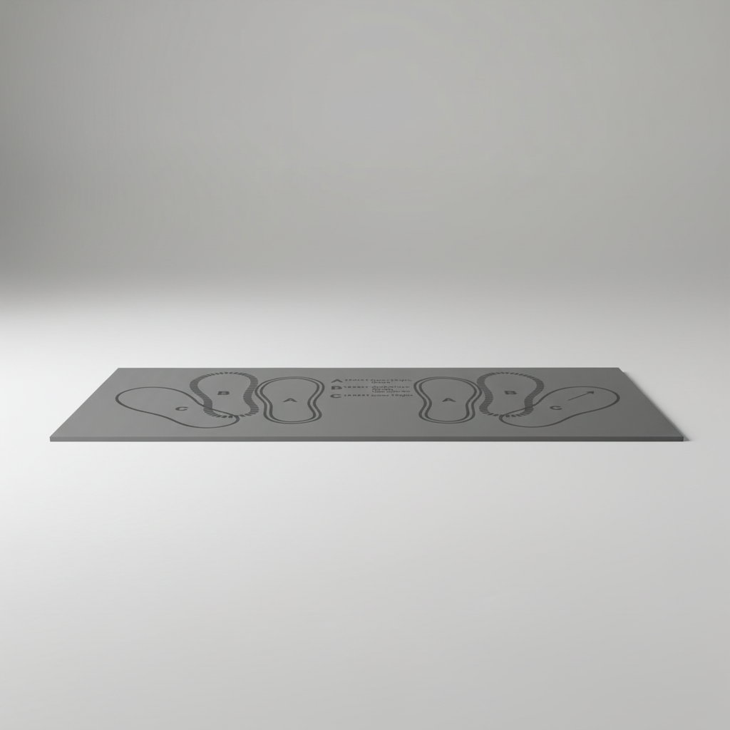 Nordspur | SquatraGuide Compact Exercise Position Mat