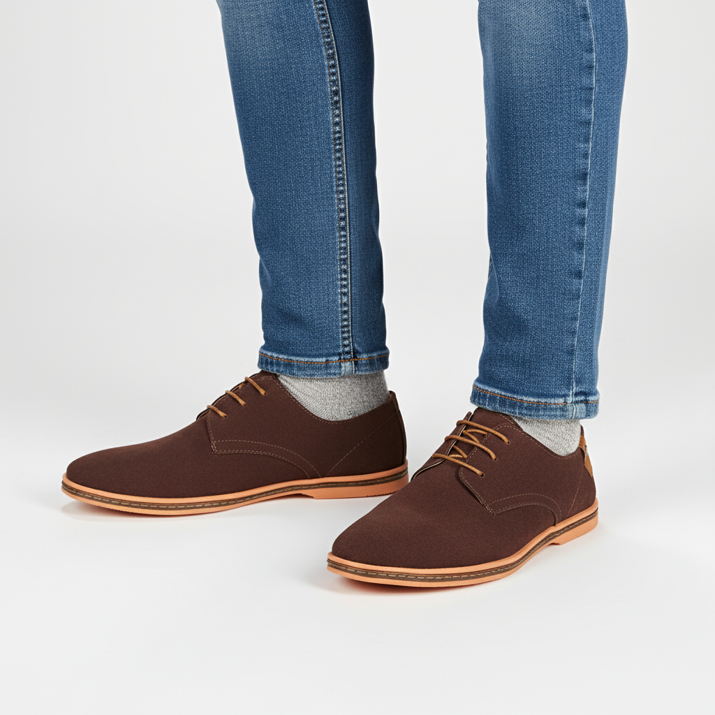 Nordspur | Suede Leather Oxford Shoe