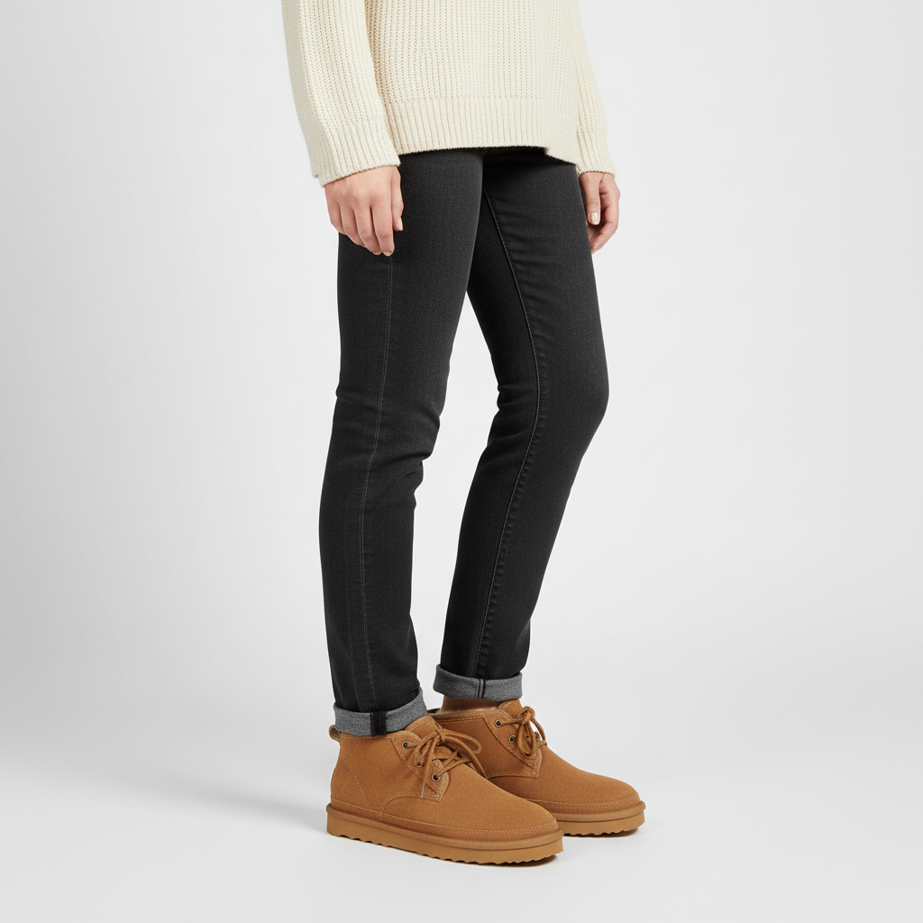 Nordspur | Suede Plush Lined Ankle Boot