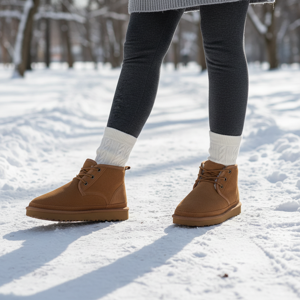 Nordspur | Suede Plush Lined Ankle Boot