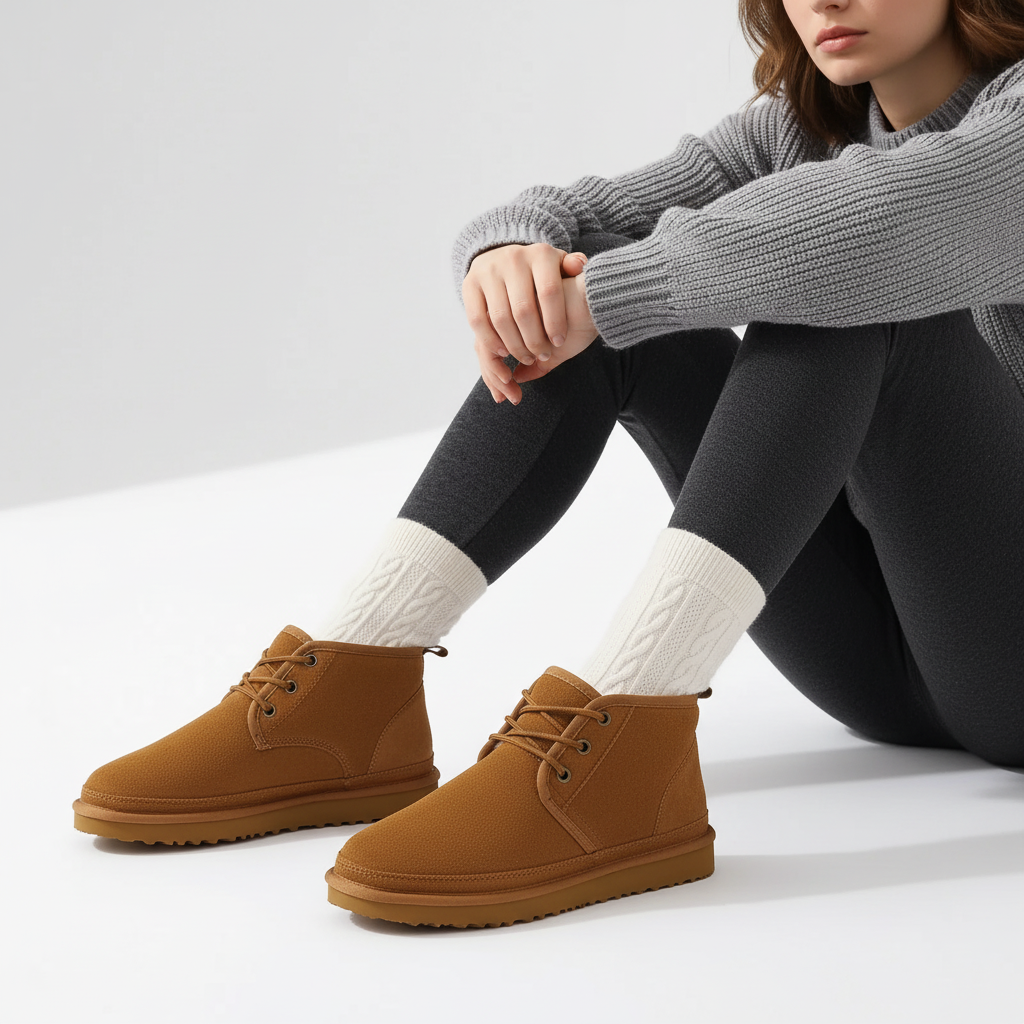 Nordspur | Suede Plush Lined Ankle Boot
