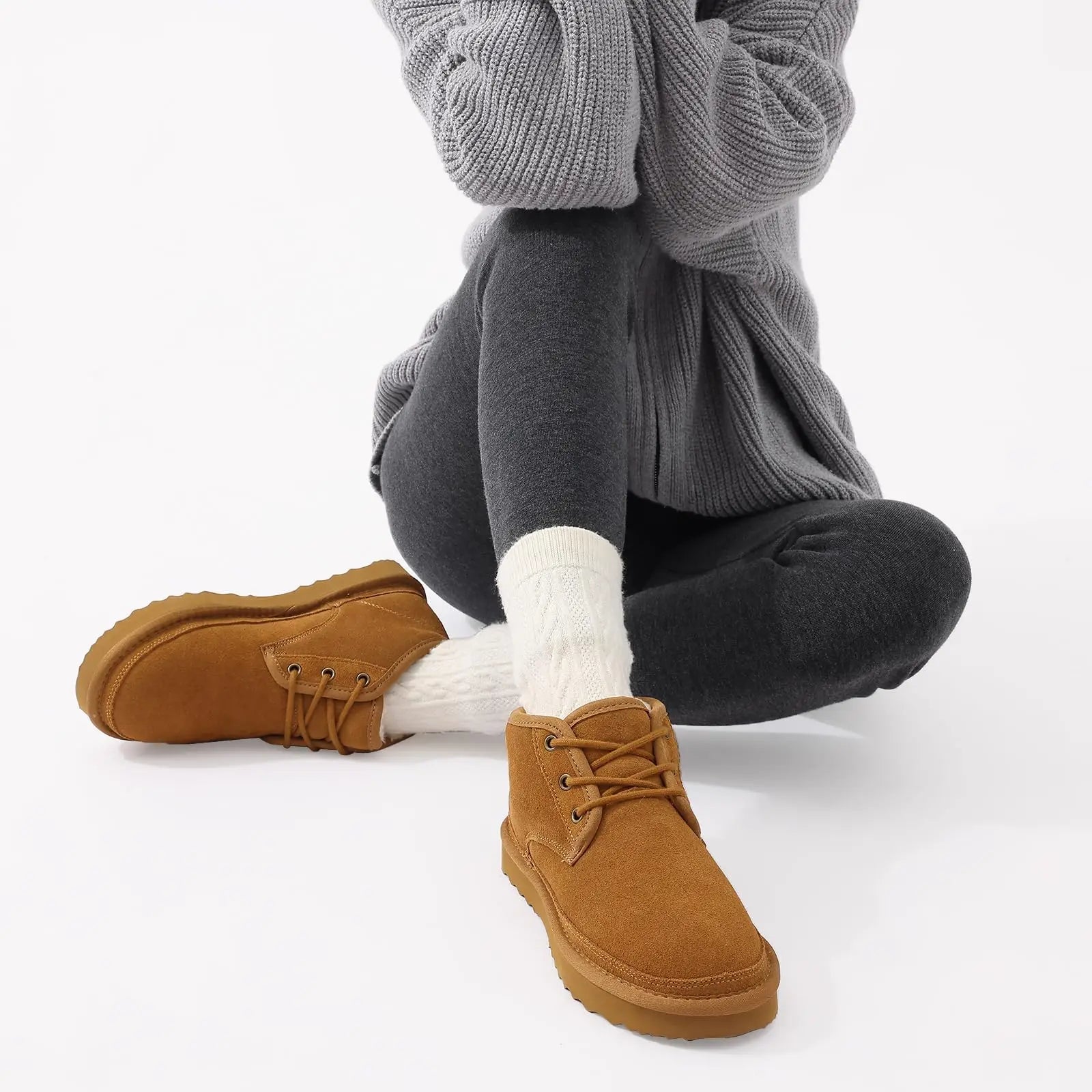 Nordspur | Suede Plush Lined Ankle Boot