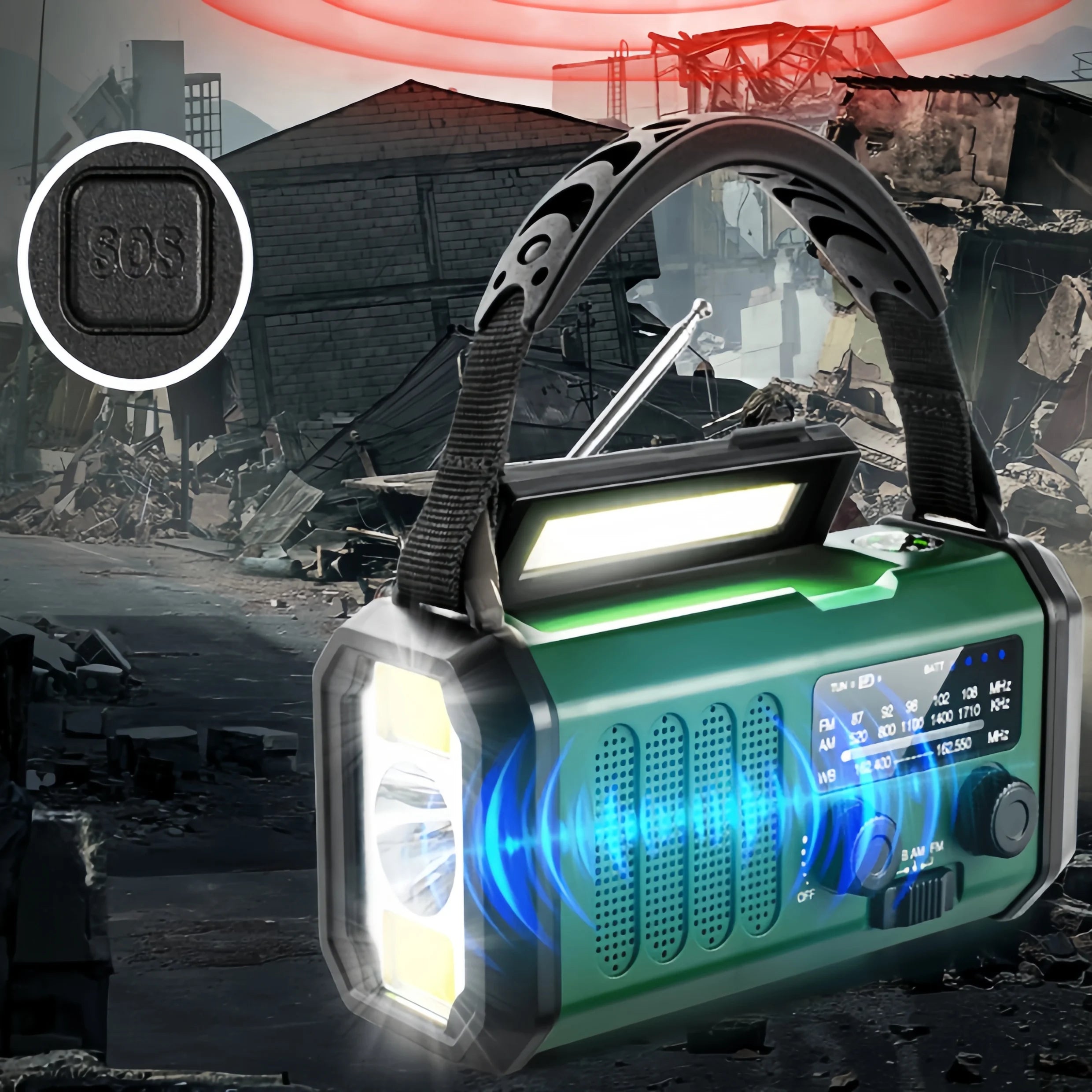 Nordspur | SurviBeam Hand Crank Emergency Radio