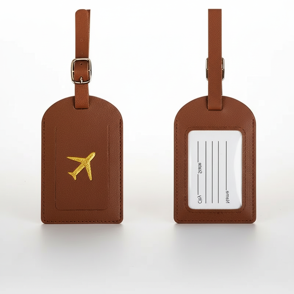 Nordspur | Travelloft Stamped Faux Leather Luggage Tag