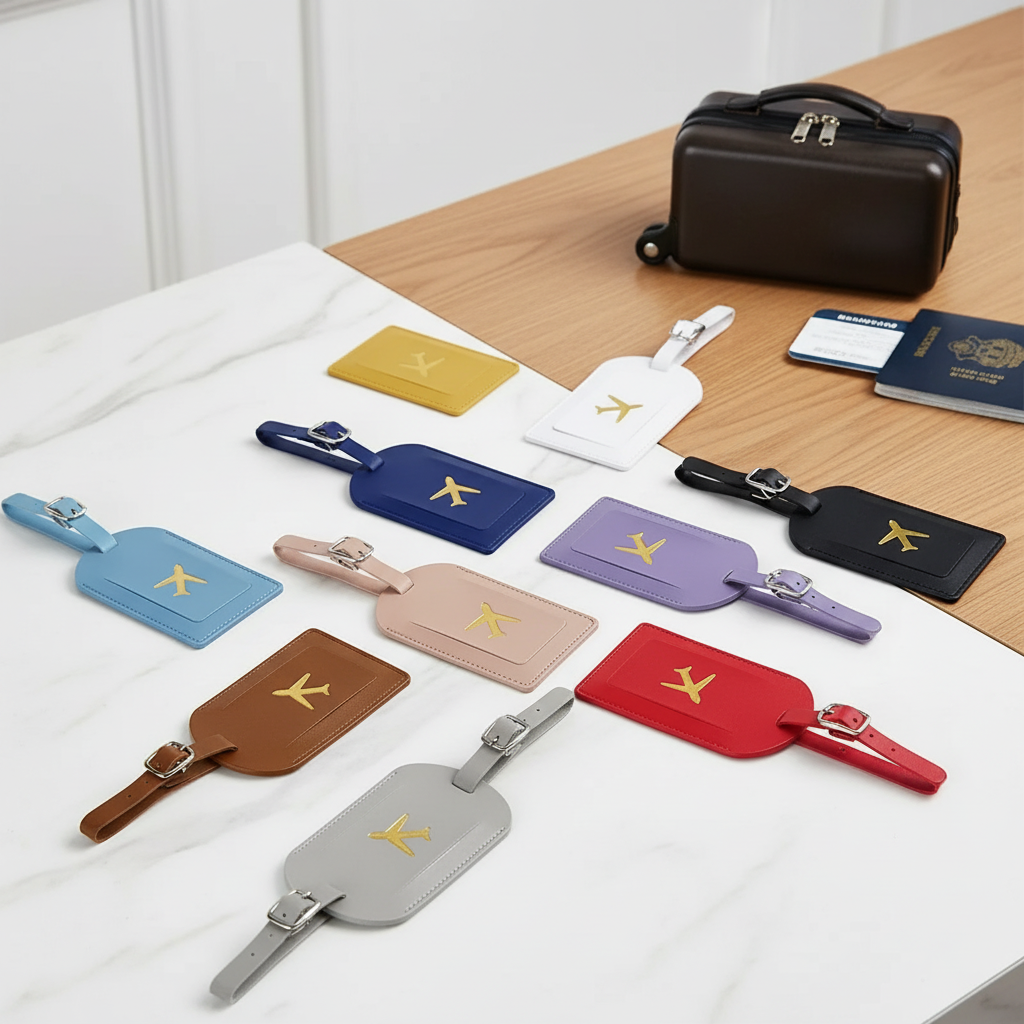 Nordspur | Travelloft Stamped Faux Leather Luggage Tag