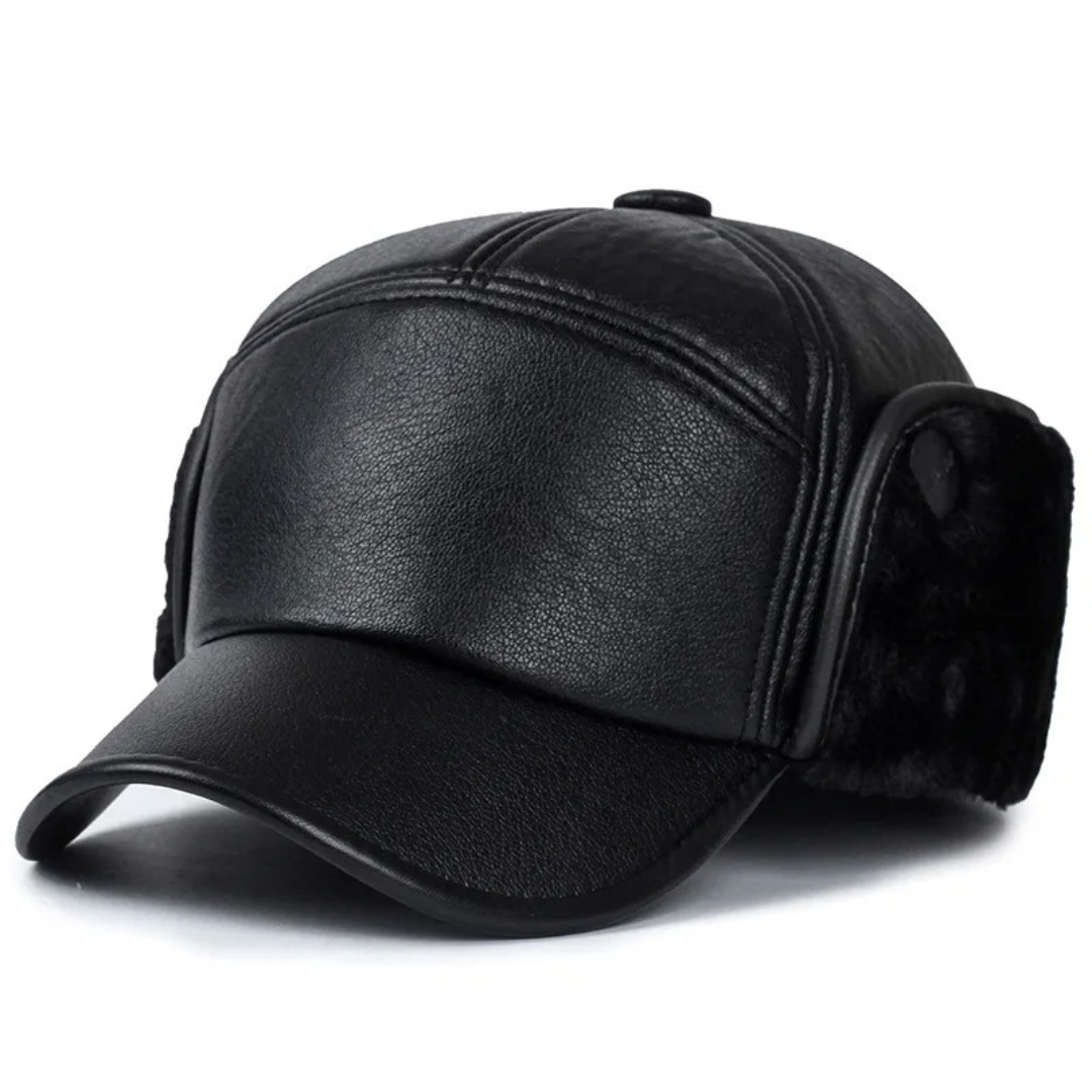 Nordspur | Vegan Leather Winter Cap