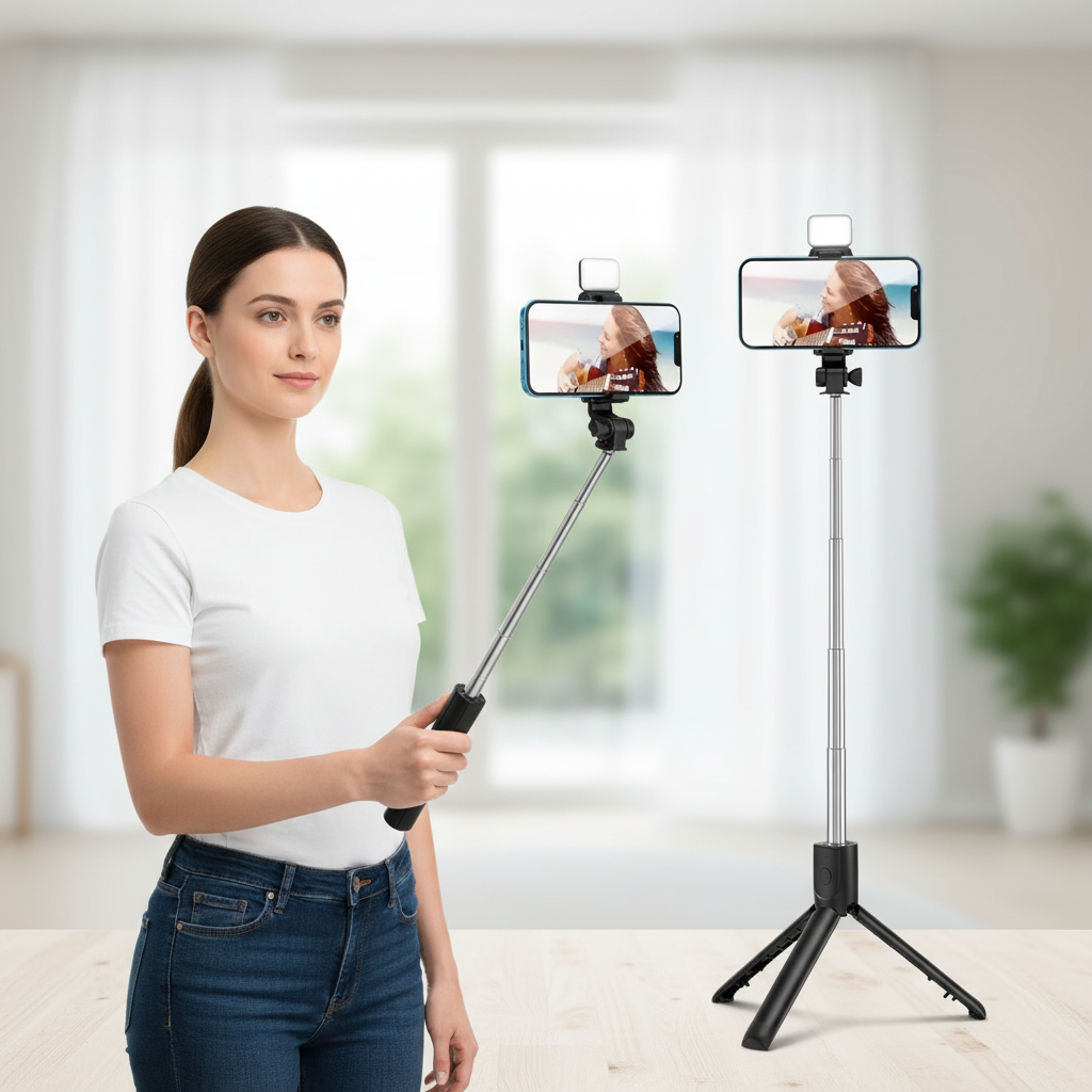 Nordspur | VeloGrip Retractable Selfie Stick Tripod