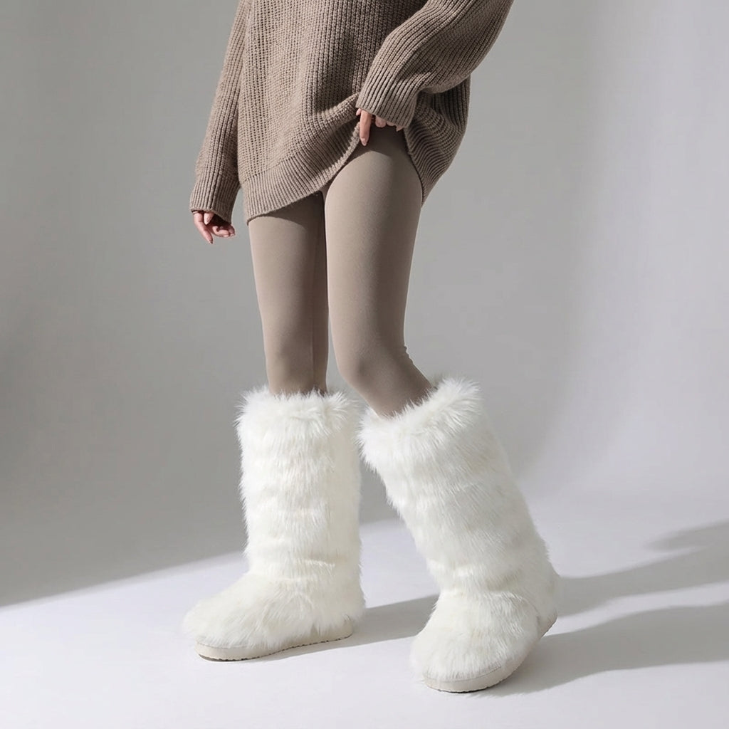 Nordspur | Velorose Knee High Fuzzy Boots