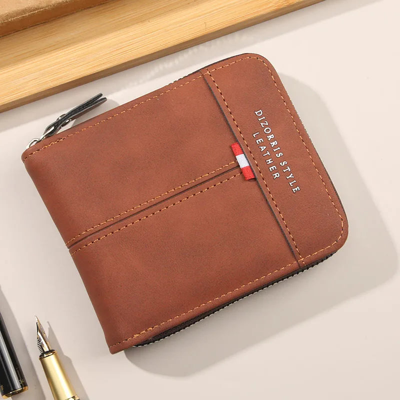 Nordspur | Vexirot Compact Horizontal Zip Wallet