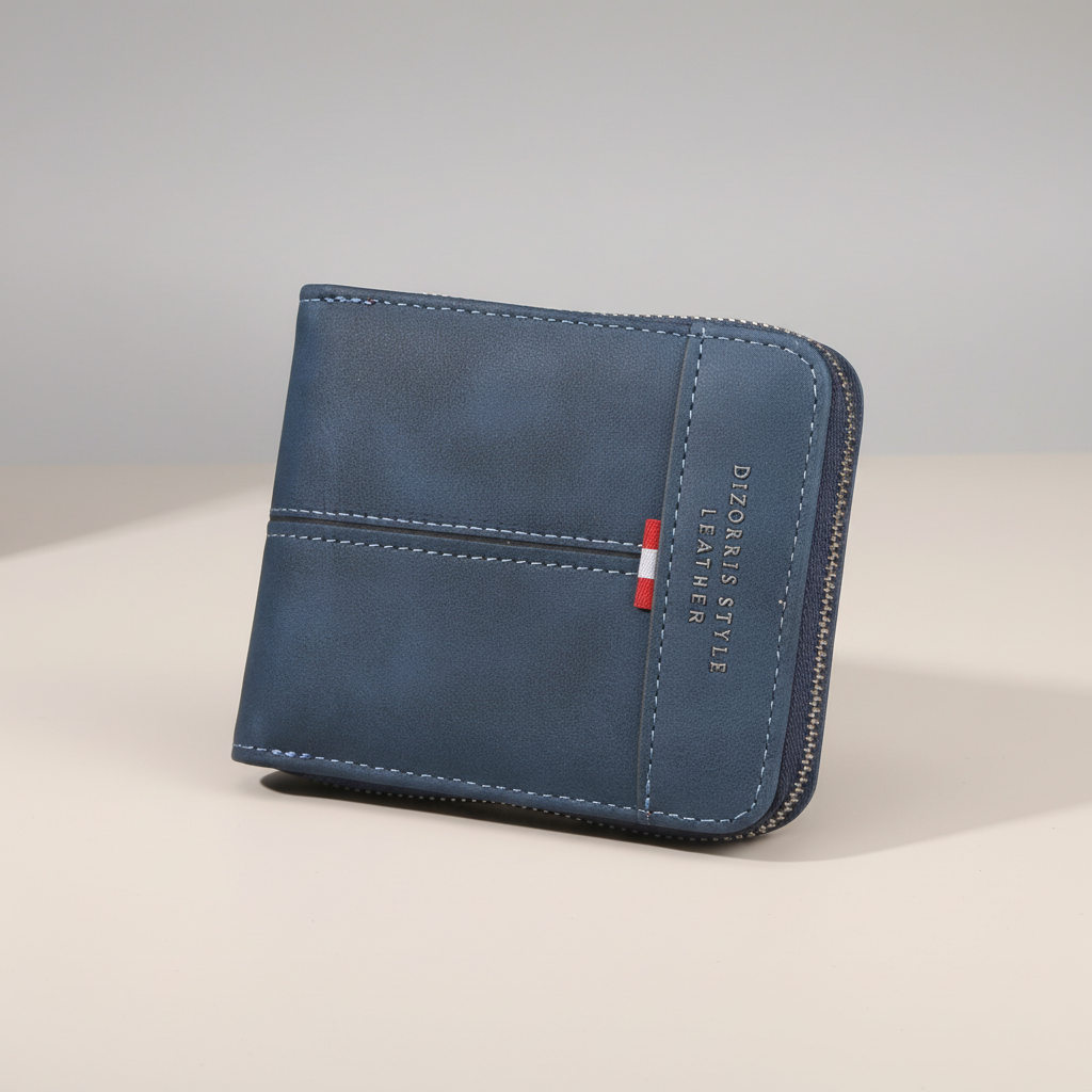 Nordspur | Vexirot Compact Horizontal Zip Wallet