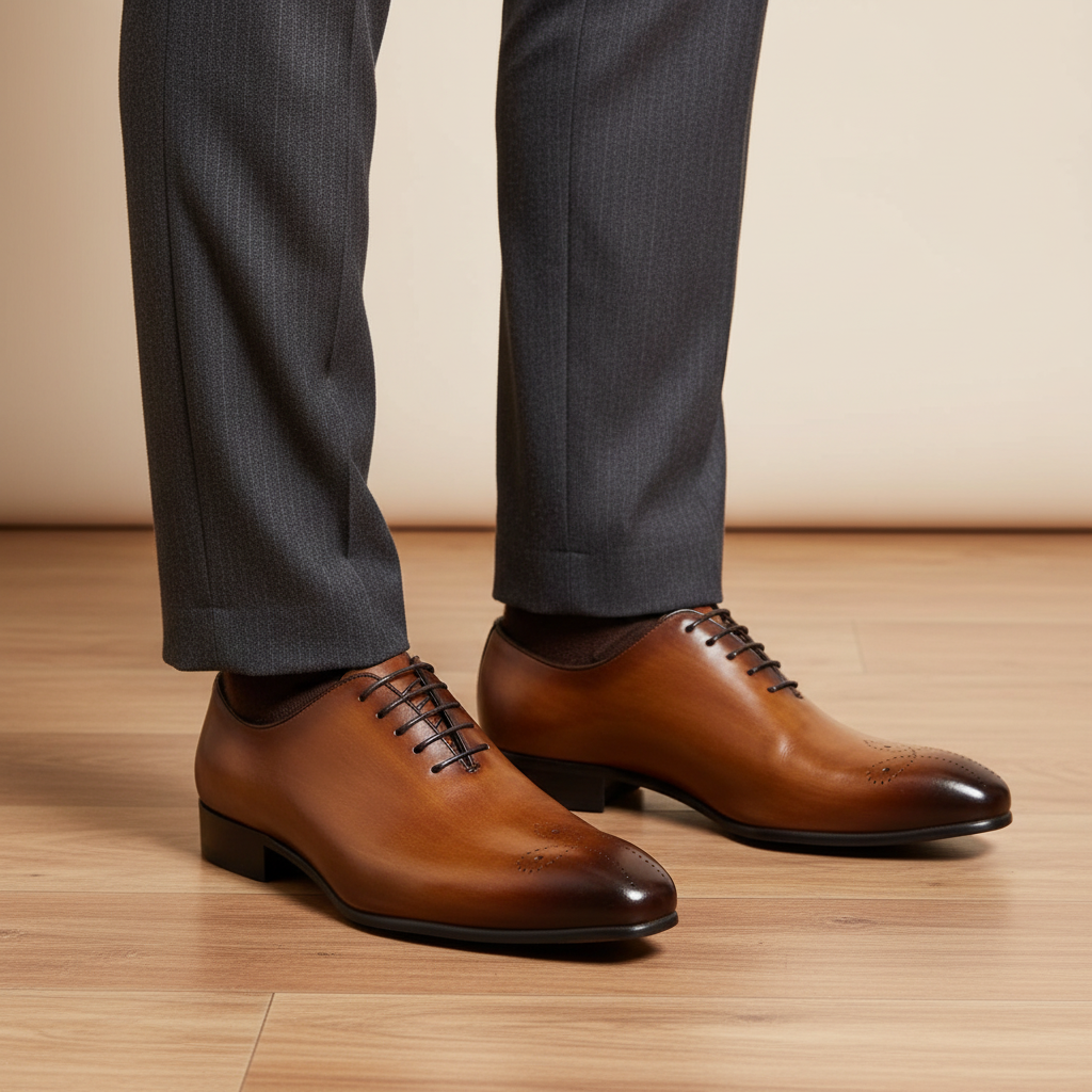 Nordspur | Whole Cut Oxford Leather Shoe