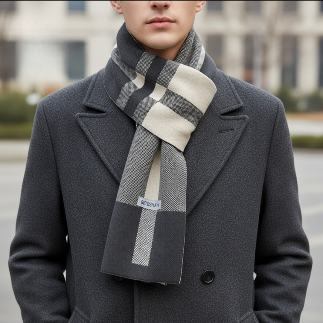 Nordspur | Knit Patchwork Winter Scarf