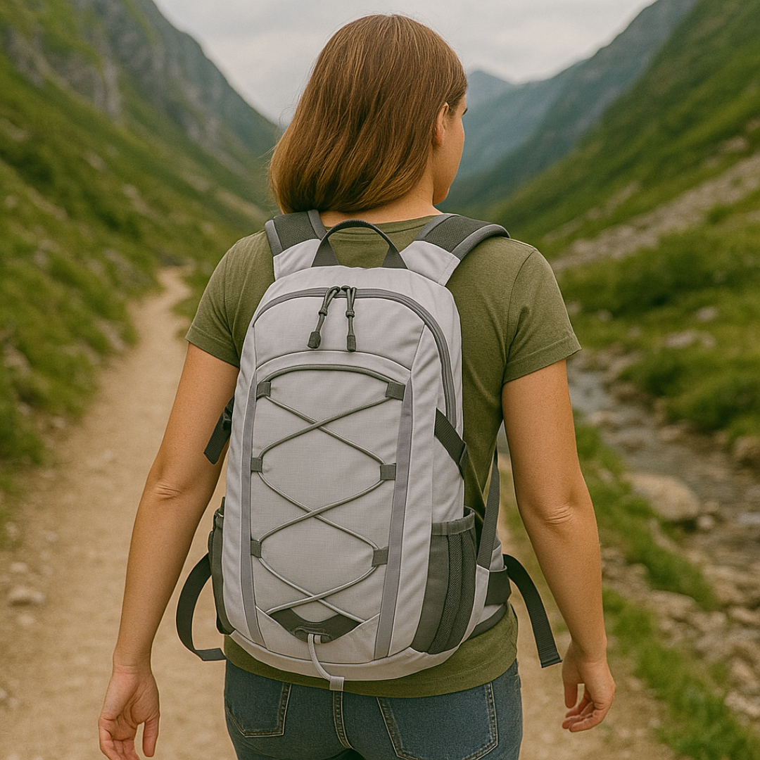 Waterproof Outdoor Backpack 20L – StormTrail Active-Sport & Leisure > Outdoor Equipment > Backpacks > Daypacks-NordSpur-Gray-NordSpur